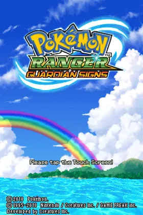 Pokemon Ranger - Guardian Signs (USA) (Demo) (Kiosk) screen shot title